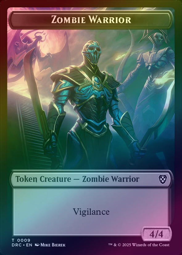 Zombie Warrior // Zombie Army Token (Foil) (TDRC)