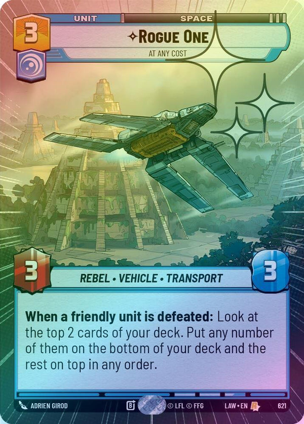 Rogue One - At Any Cost (Hyperspace Foil) - 621 - Rare (Foil)