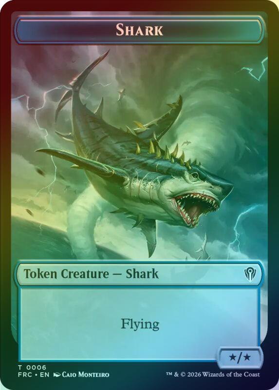 Soldier // Shark Token (Foil) (TFRC)