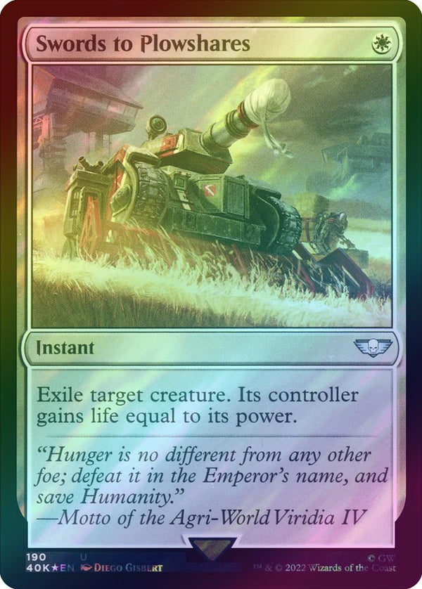 Swords to Plowshares (Surge Foil) (40K)