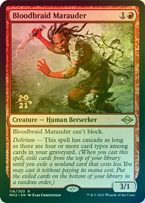 Bloodbraid Marauder - Prerelease Promo (Foil) (PMH2)