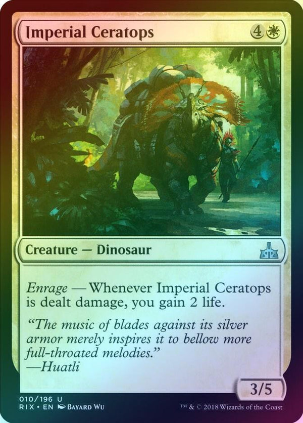 Imperial Ceratops (Foil) (RIX)