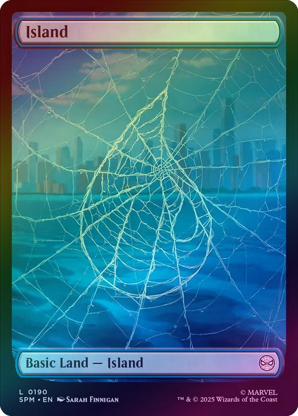 Island (190) - Full Art (Foil) (SPM)