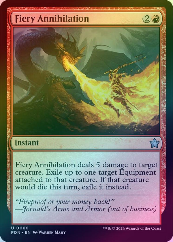 Fiery Annihilation (Foil) (FDN)