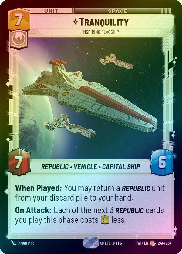 Tranquility - Inspiring Flagship - 246/257 - Rare (Foil)