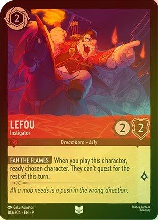 LeFou (Instigator) (Fabled Reprint) - 103/204 - Uncommon (Foil)