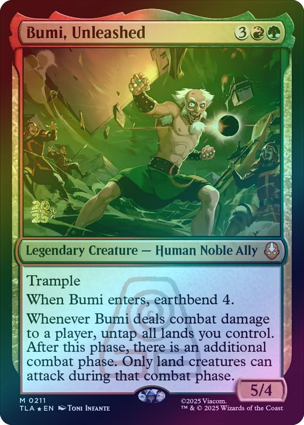 Bumi, Unleashed - Prerelease Promo (Foil) (PTLA)