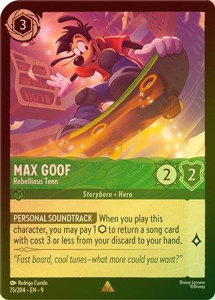 Max Goof (Rebellious Teen) - 75/204 - Rare (Foil)