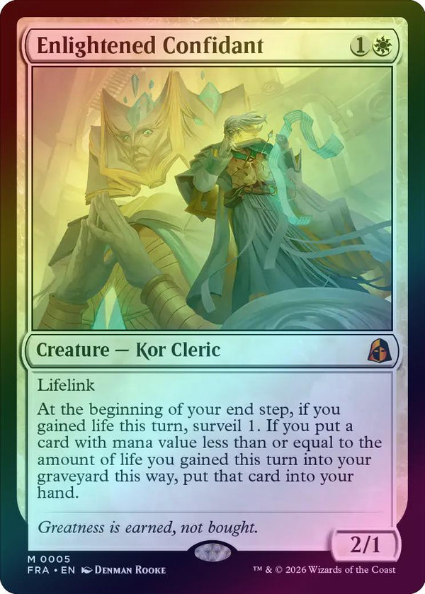 Enlightened Confidant (Foil) (FRA) (Pre-Order)