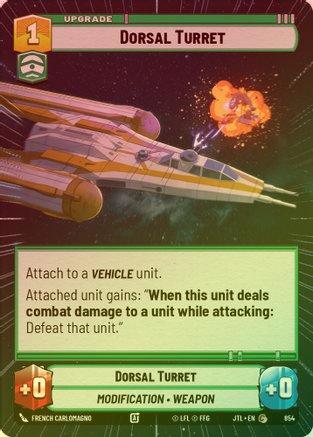 Dorsal Turret (Hyperspace) - 854 - Common (Foil)