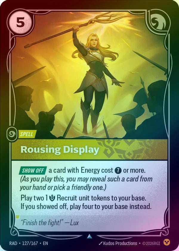 Rousing Display - 127/167 - Uncommon (Foil)