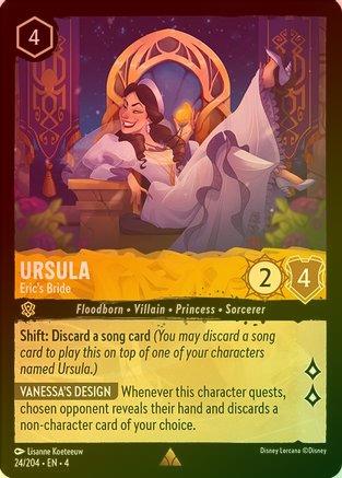 Ursula (Eric's Bride) - 24/204 - Rare (Foil)