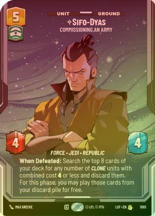 Sifo-Dyas - Commissioning An Army (Prestige Foil) - 1095 - Rare
