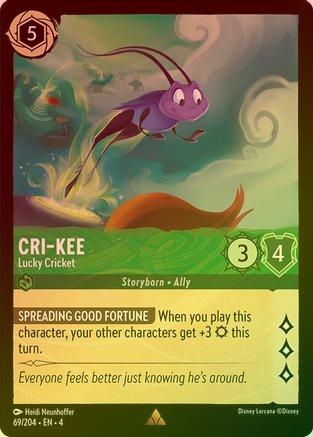 Cri-Kee (Lucky Cricket) - 69/204 - Rare (Foil)