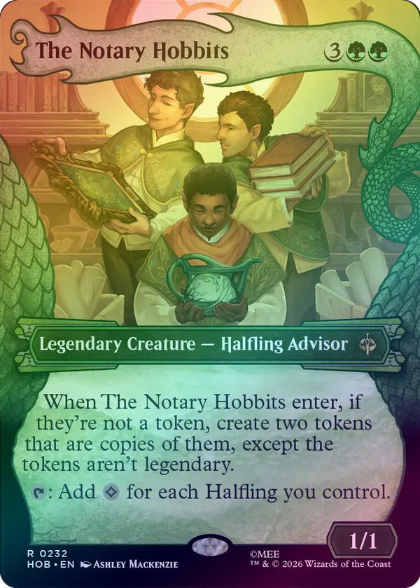 The Notary Hobbits - Dragon Hoard Frame (Foil) (HOB) (Pre-Order)