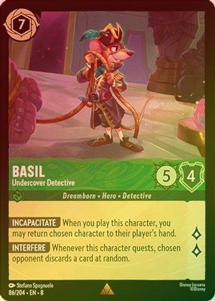 Basil (Undercover Detective) - 86/204 - Rare (Foil)