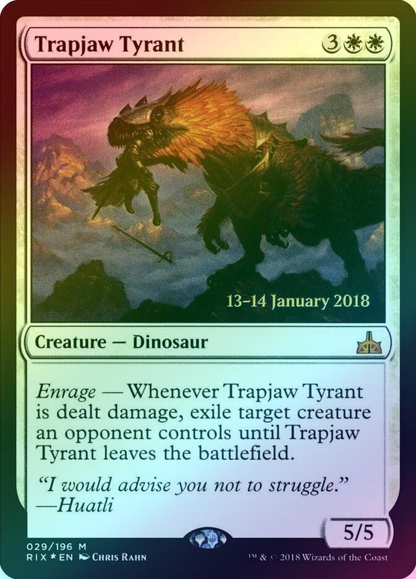Trapjaw Tyrant - Prerelease Promo (Foil) (PRIX)