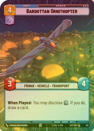 Bardottan Ornithopter (Hyperspace Foil) - 817 - Common (Foil)