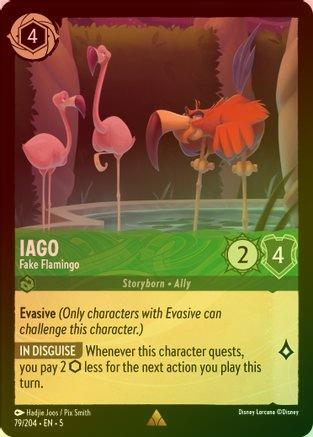 Iago (Fake Flamingo) - 79/204 - Rare (Foil)