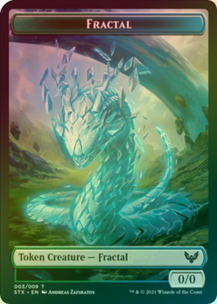 Fractal (003) // Inkling (004) Token (Foil) (TSTX)