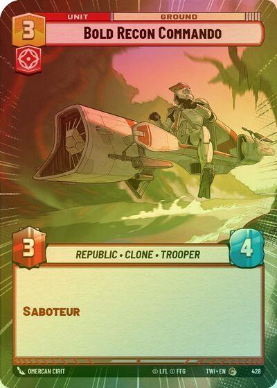 Bold Recon Commando (Hyperspace) - 428 - Common (Foil)