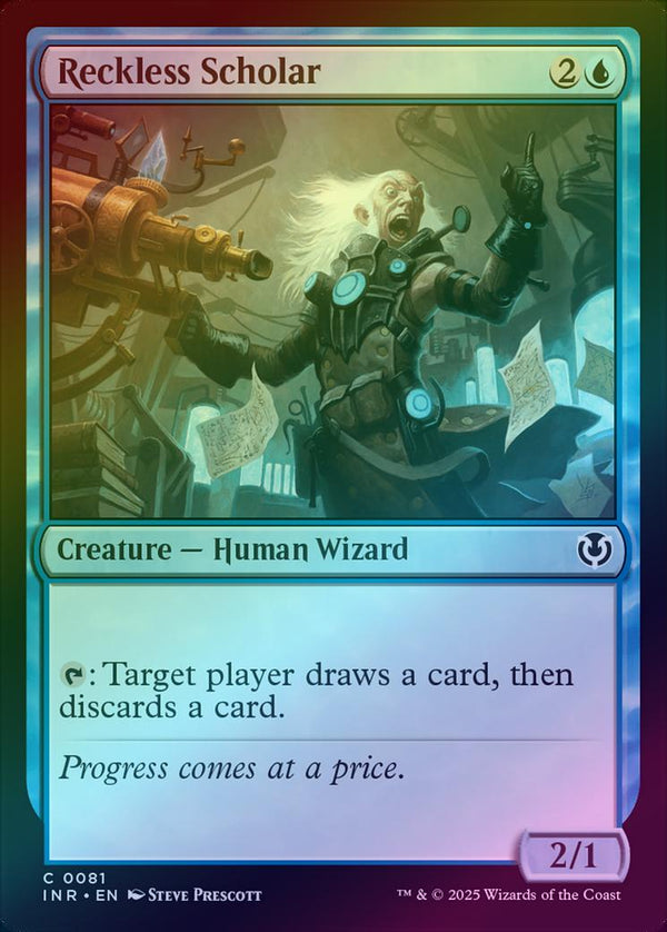 Reckless Scholar (Foil) (INR)