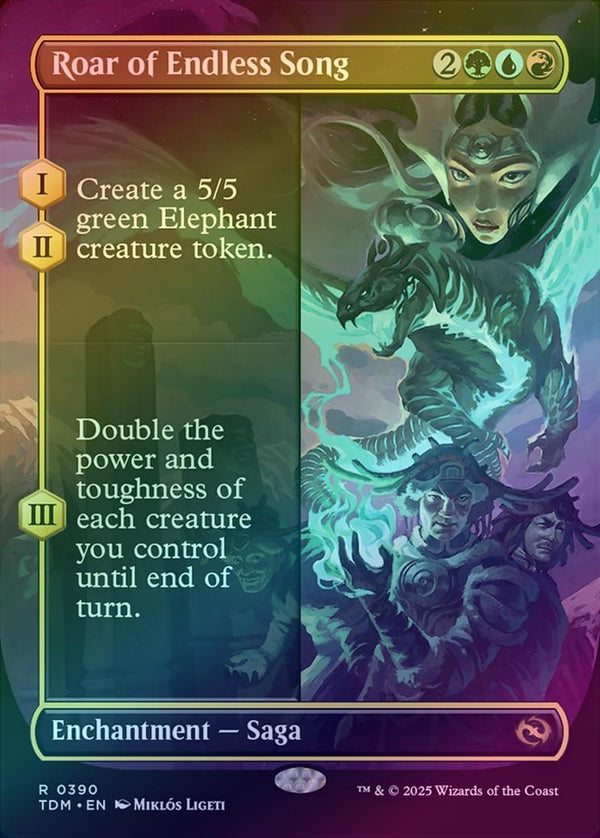Roar of Endless Song - Borderless (Foil) (TDM)