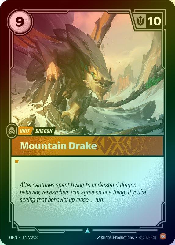Mountain Drake - 142/298 - Uncommon (Foil)