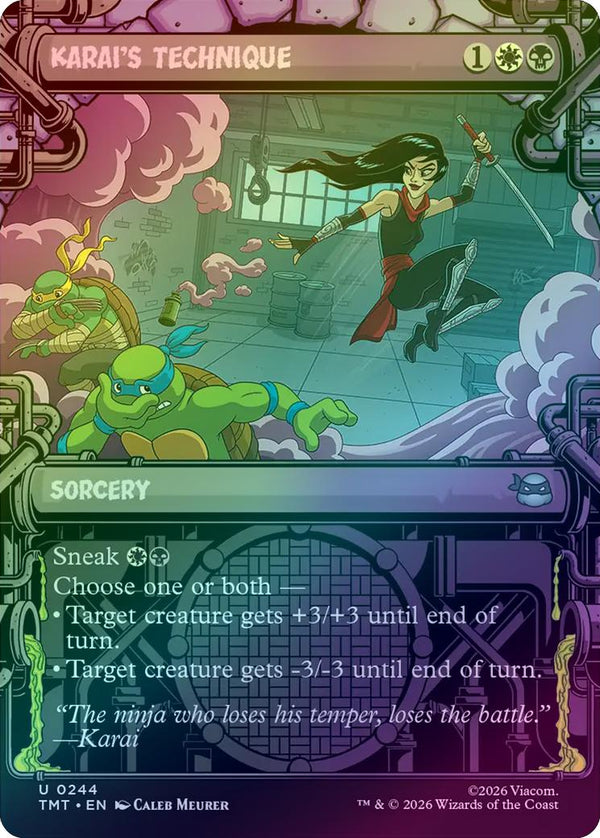 Karai's Technique - Sewer Frame (Foil) (TMT)