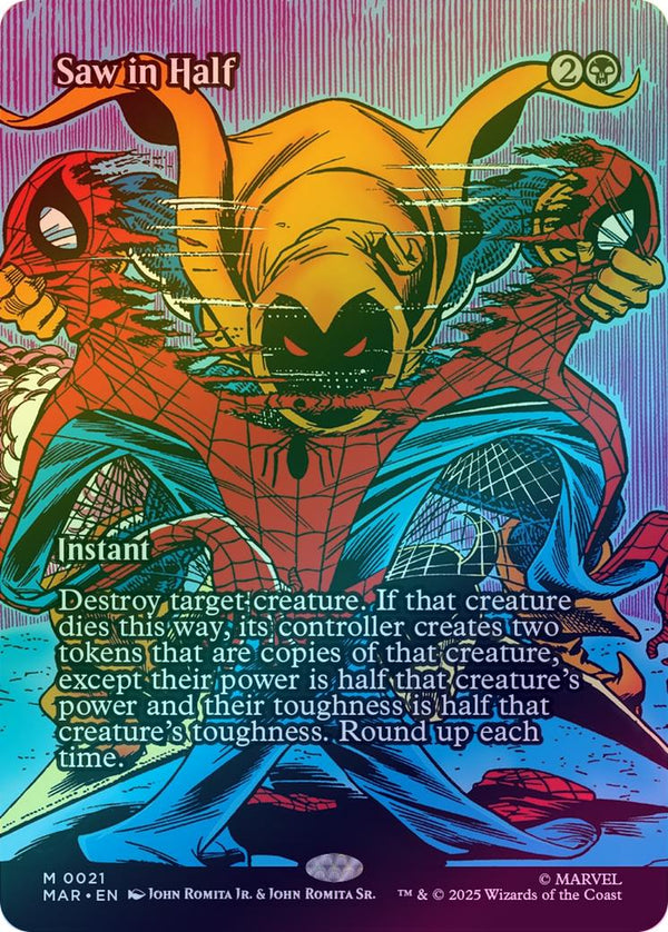 Saw in Half - Source Material Showcase (Foil) (MAR)