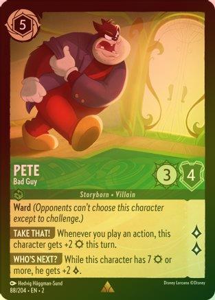 Pete (Bad Guy) - 88/204 - Rare (Foil)