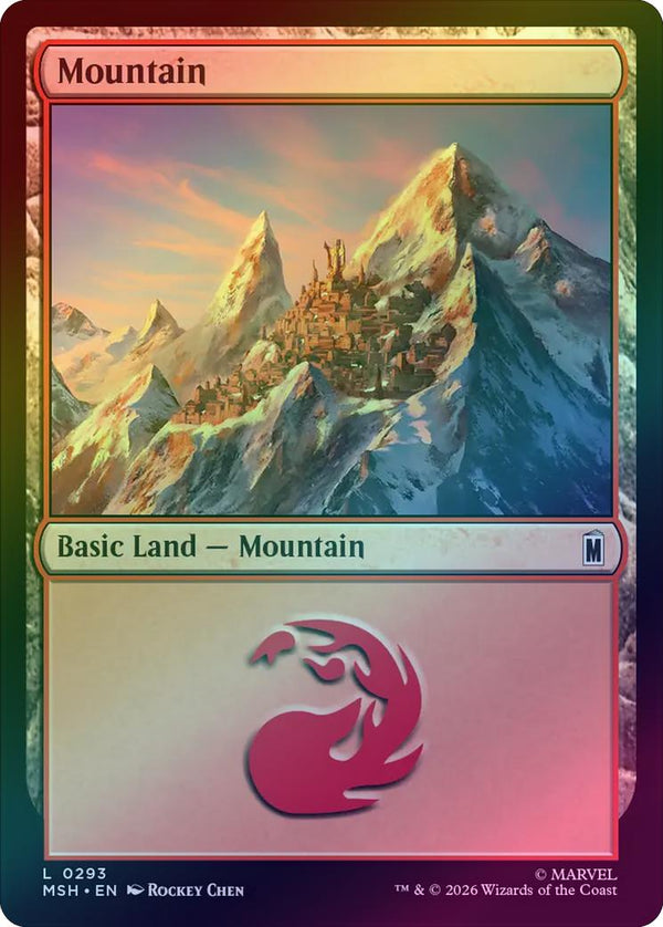 Mountain (293) (Foil) (MSH) (Pre-Order)