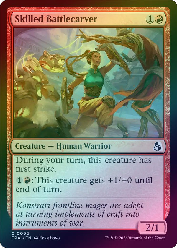 Skilled Battlecarver (Foil) (FRA)