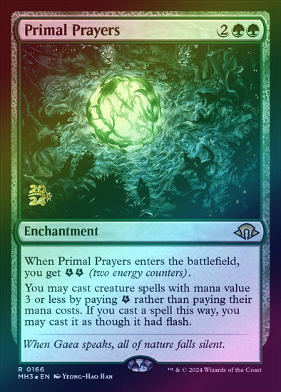 Primal Prayers - Prerelease Promo (Foil) (PMH3)