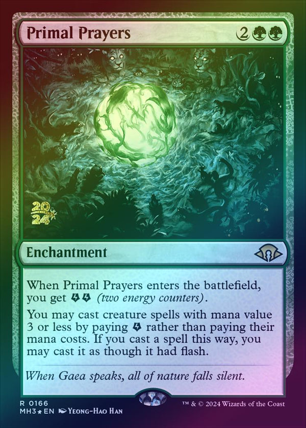 Primal Prayers - Prerelease Promo (Foil) (PMH3)