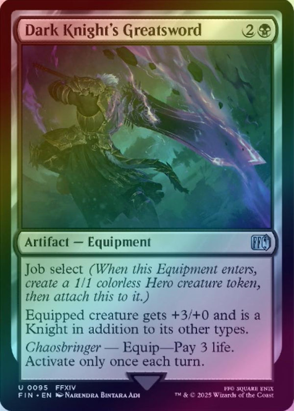 Dark Knight's Greatsword (Foil) (FIN)