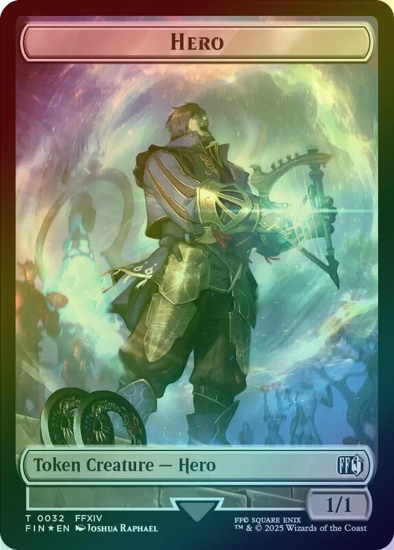 Human Soldier // Hero (032) Token (Surge Foil) (TFIC)
