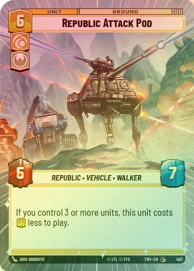 Republic Attack Pod (Hyperspace) - 462 - Common (Foil)