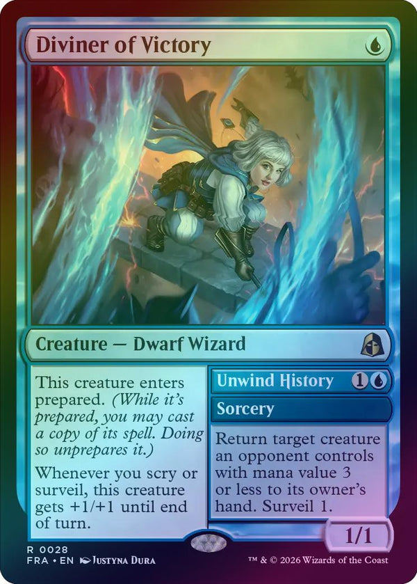 Diviner of Victory // Unwind History (Foil) (FRA) (Pre-Order)