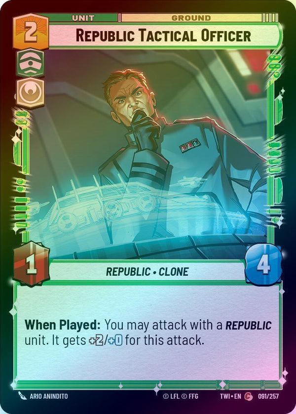 Republic Tactical Officer - 091/257 - Uncommon (Foil)