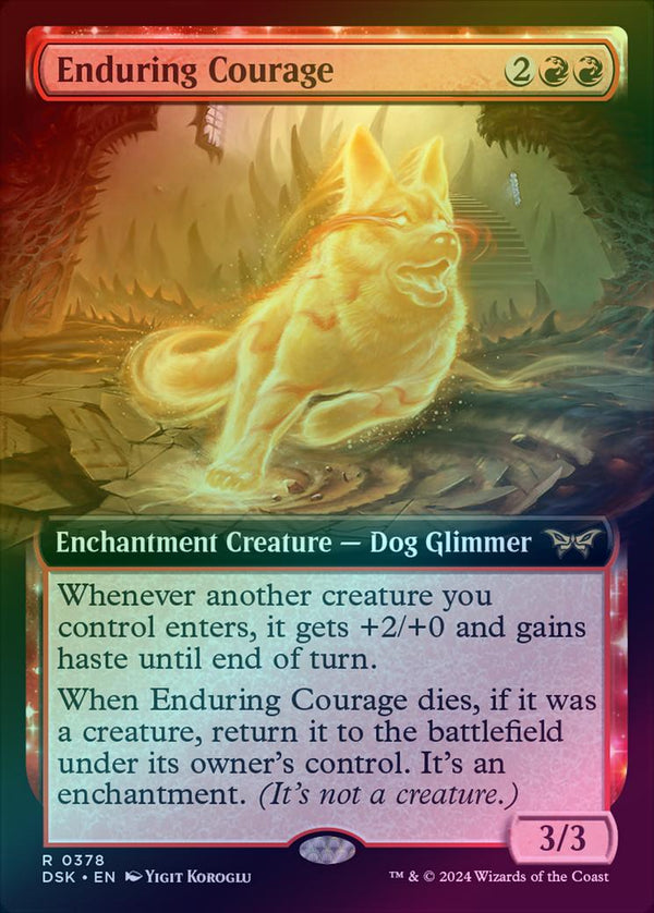 Enduring Courage - Extended Art (Foil) (DSK)