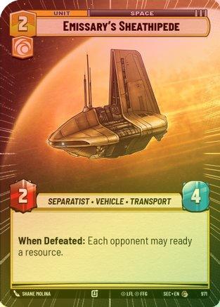 Emissary's Sheathipede (Hyperspace Foil) - 971 - Common (Foil)