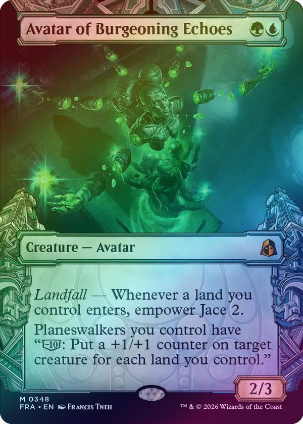 Avatar of Burgeoning Echoes - Sculptor's Stronghold Showcase (Foil) (FRA)