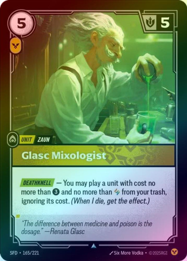 Glasc Mixologist - 165/221 - Uncommon (Foil)