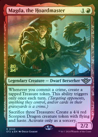 Magda, the Hoardmaster - Prerelease Promo (Foil) (POTJ)