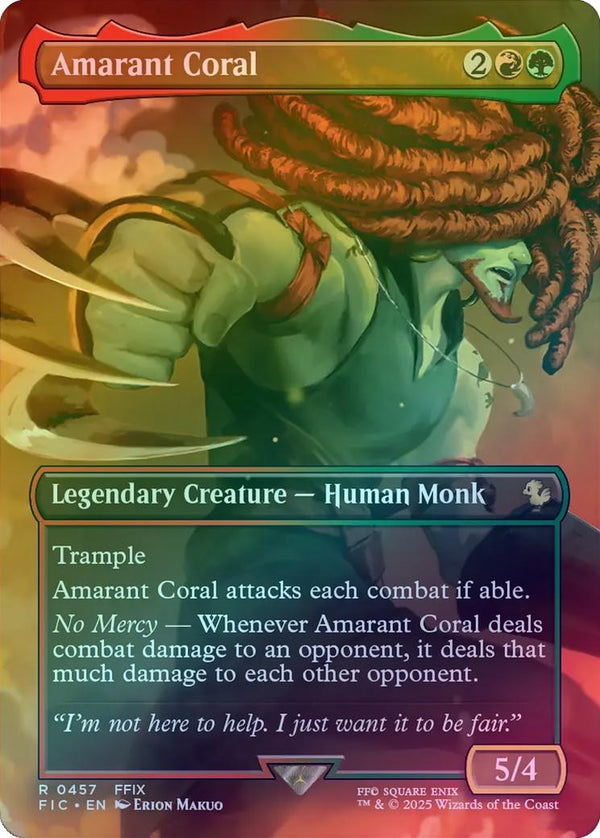 Amarant Coral - Borderless (Foil) (FIC)