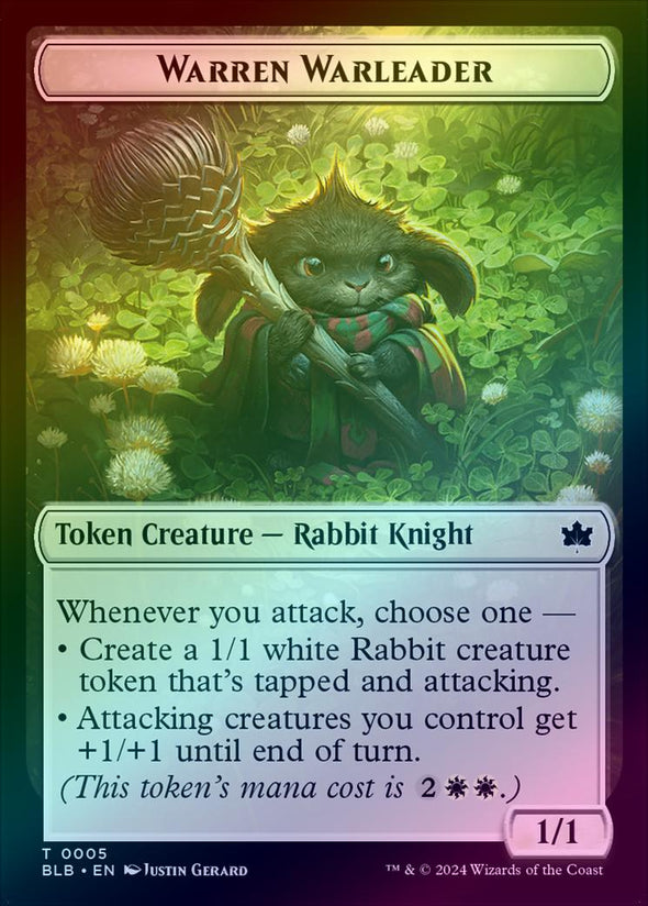 Warren Warleader // Fish Token (Foil) (TBLB)