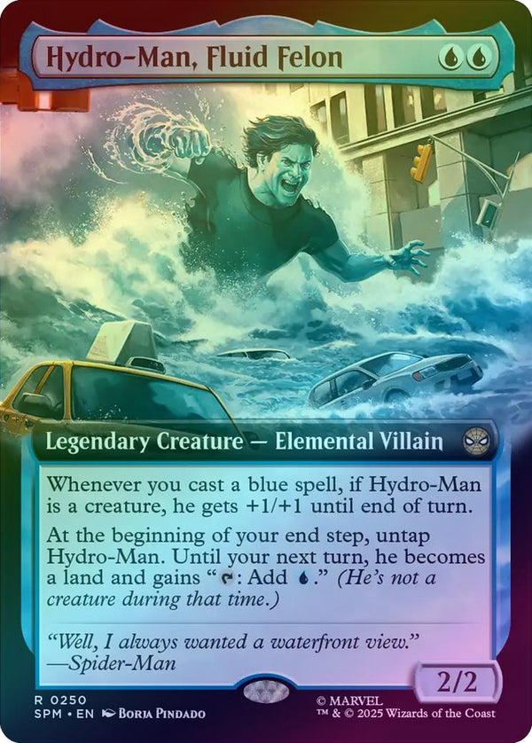 Hydro-Man, Fluid Felon - Extended Art (Foil) (SPM)