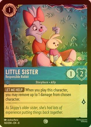 Little Sister (Responsible Rabbit) - 163/204 - Common (Foil)