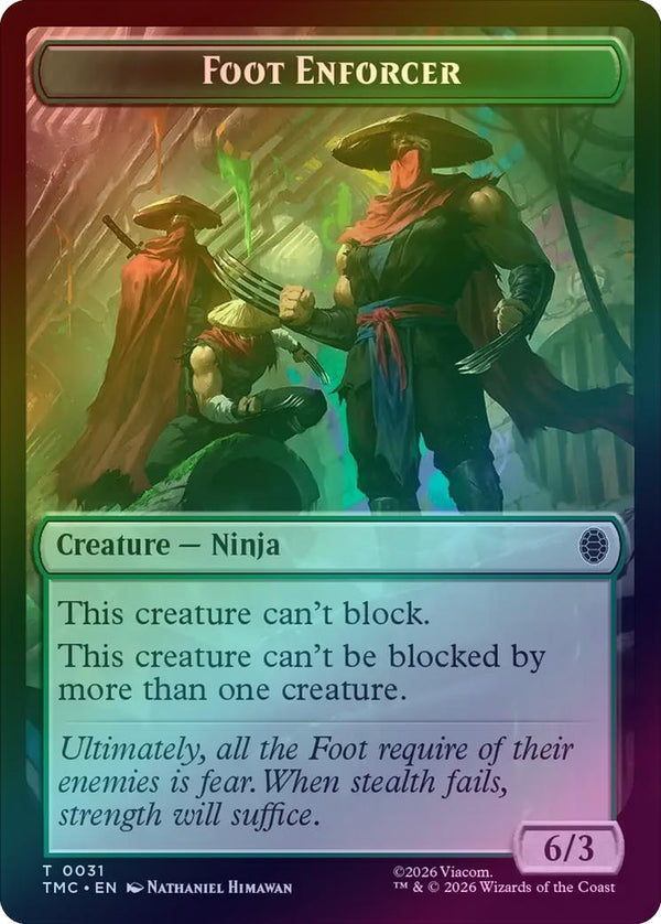 Foot Enforcer Token (Foil) (TTMC)